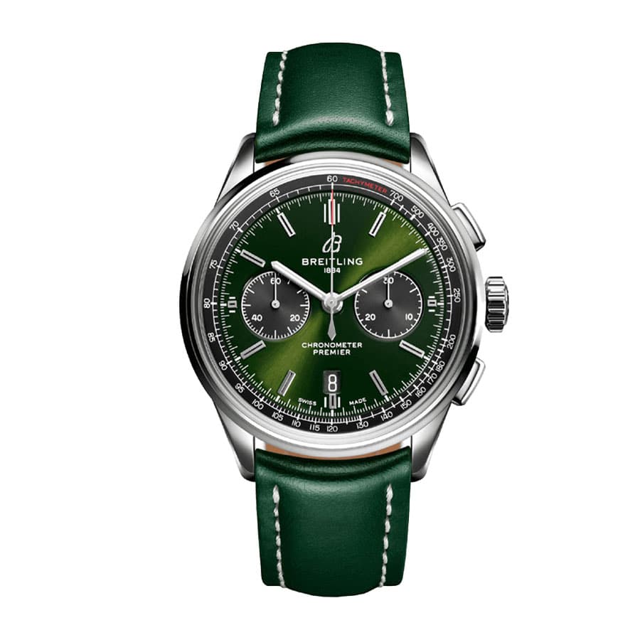 Breitling Premier B01 Chronograph 42MM AB0118A11L1X1 Green Dial