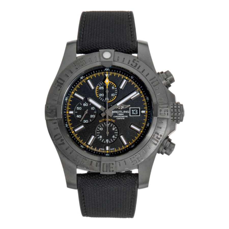 Breitling Super Avenger II 48MM M133711A/BF30 Black Steel