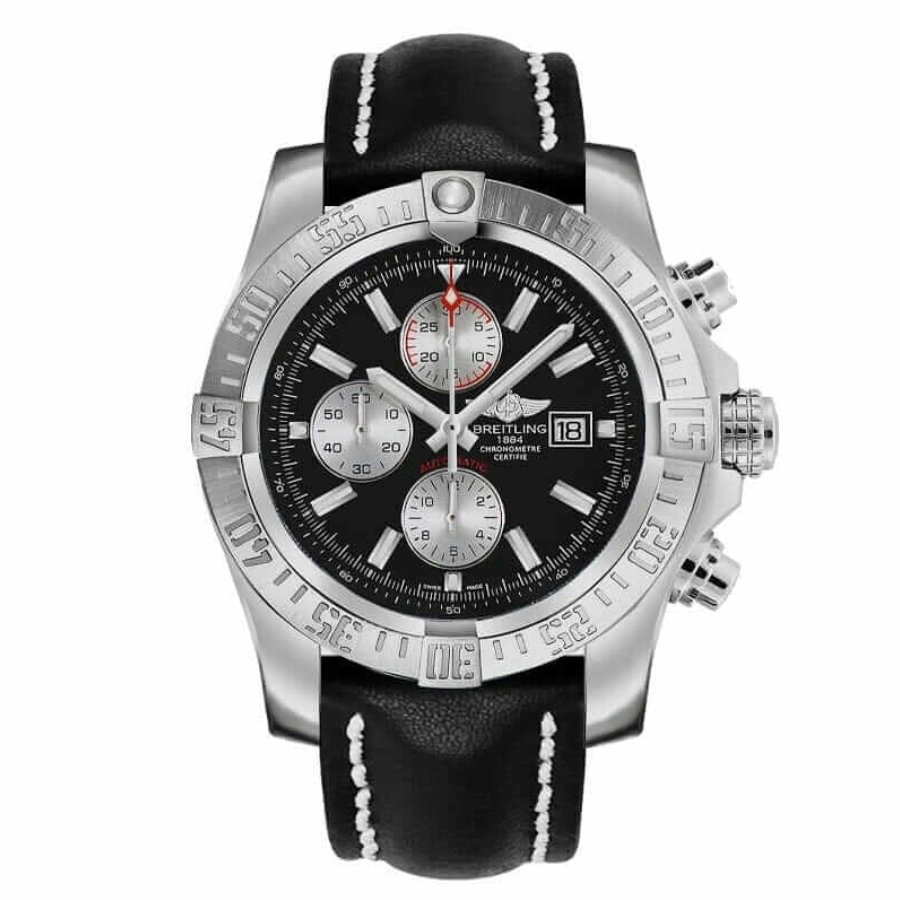 Breitling Super Avenger II 45MM A1337111/BC29-442X Black Dial