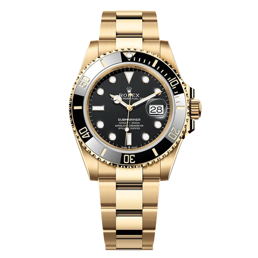 Rolex Submariner Date 41MM 126618LN Yellow Gold Black Dial